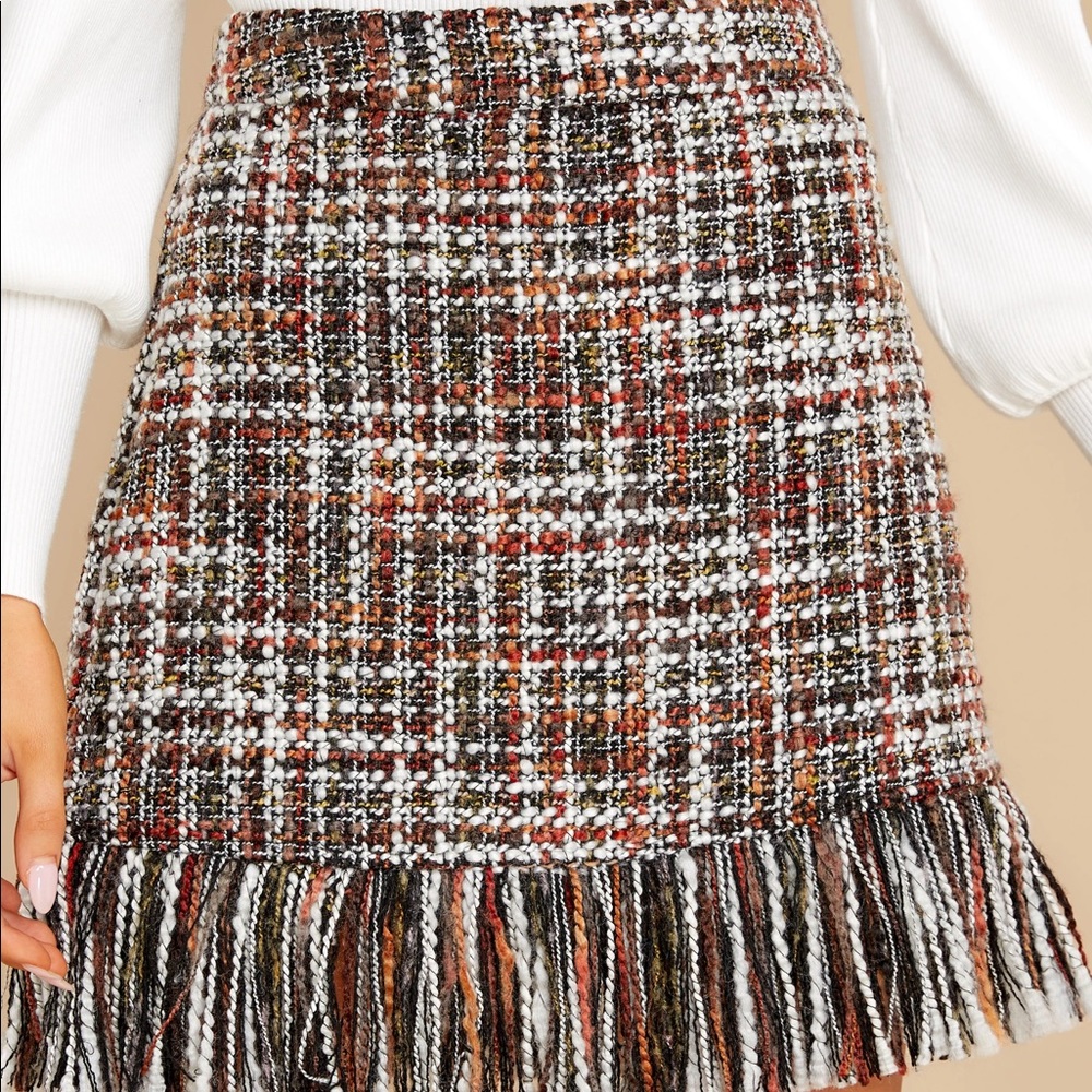 Red Dress Boutique Tweed Skirt